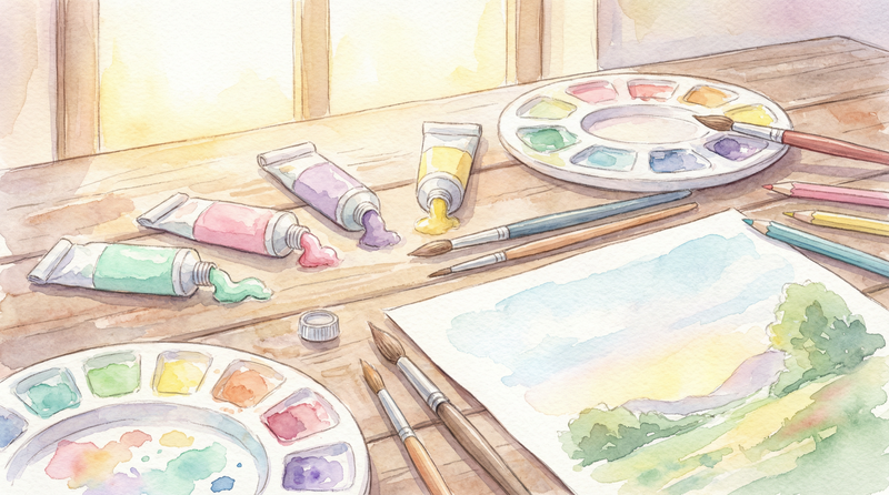 创作教程 同人 水彩入门技法